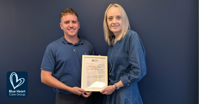 Blue Heart Care Group achieves Disability Confident Leader (Level 3) Status